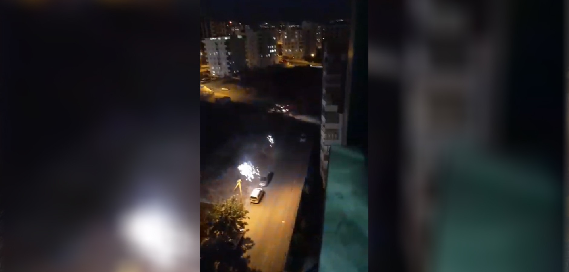 Tellerden çıkan kıvılcım araçlara zarar verdi!;