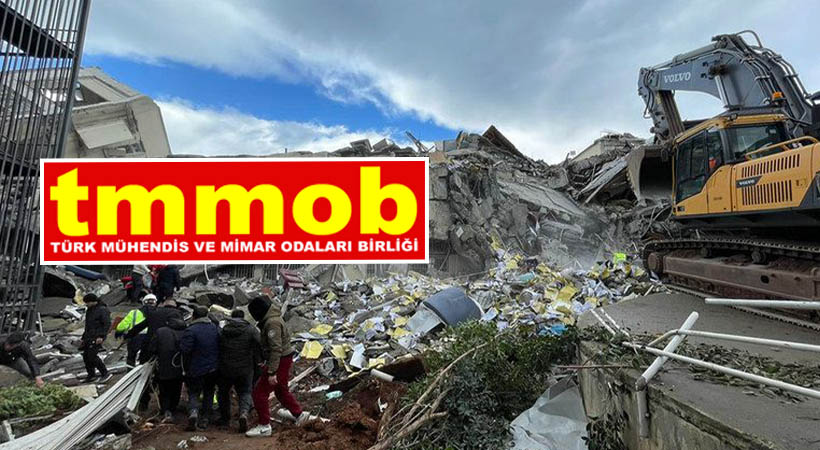 TMMOB Şanlıurfa İl Koordinasyon Kurulu’ndan 'deprem' açıklaması;