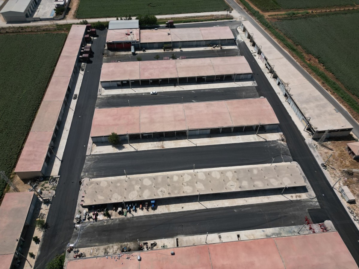 Uğurlu Sanayi Sitesi'nin asfaltı tamamlandı;