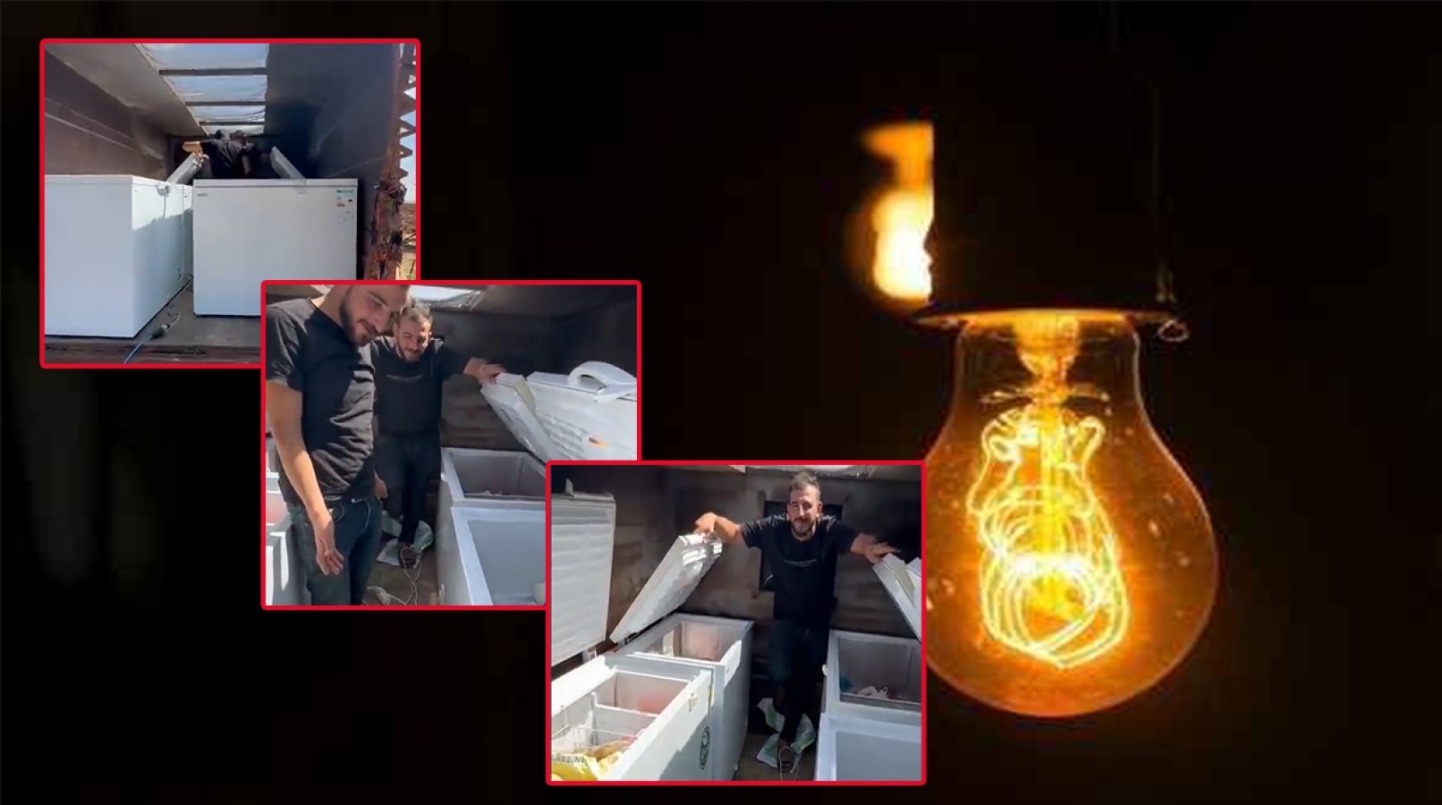 Siverek’te elektrik olmayınca derin dondurucular başka köye taşındı;