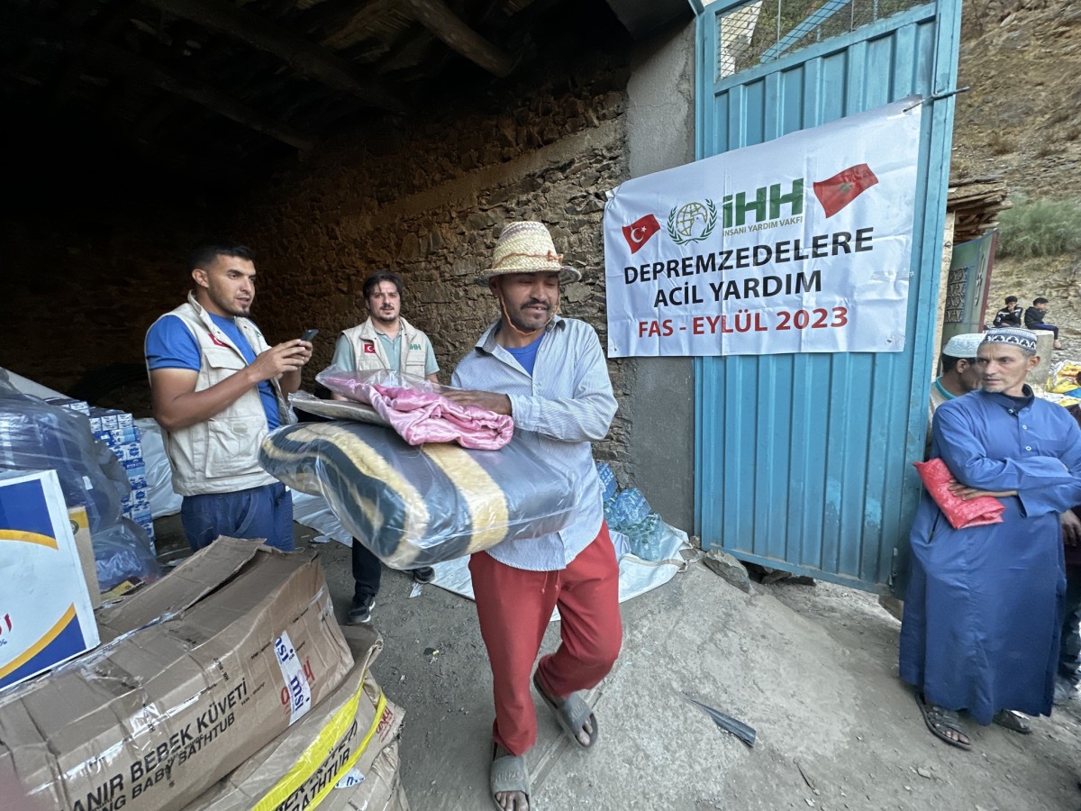 Şanlıurfa İHH’dan Fas’a yardım eli;