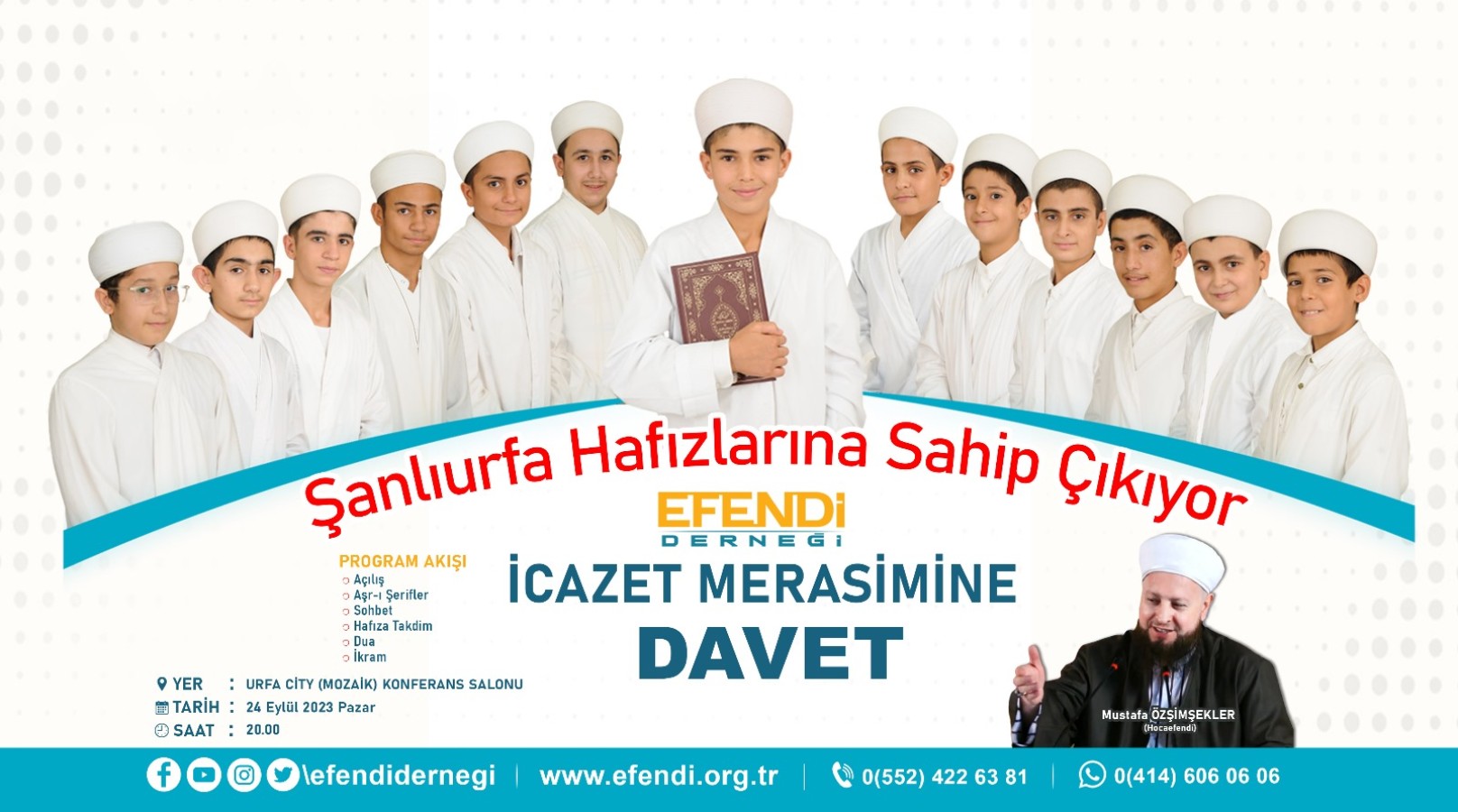 Urfa’da küçük hafızlar icazet alacak;