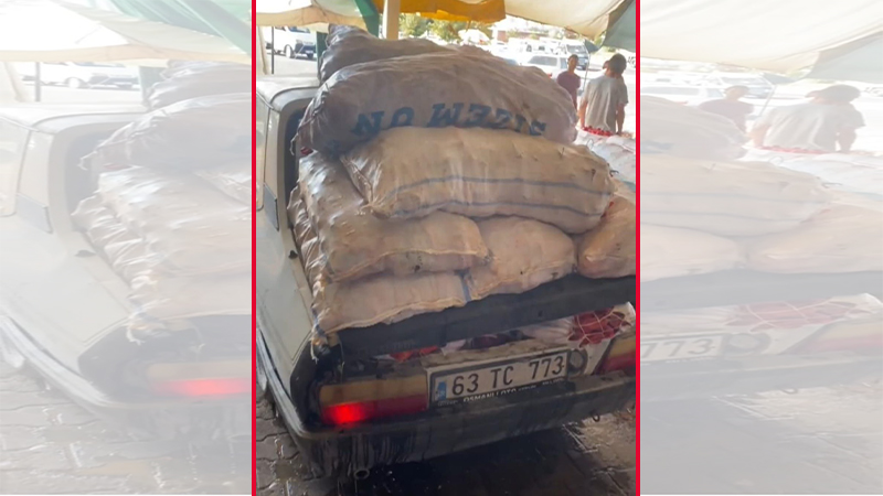 Urfa’nın ‘acı’ çeken otomobilini görenler şaştı kaldı;