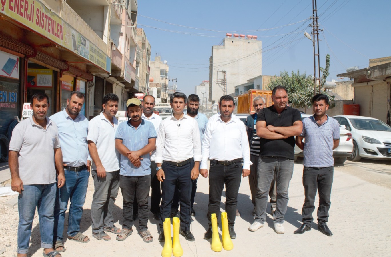 Suruç'ta geciken altyapı çalışmalarına tepki!;