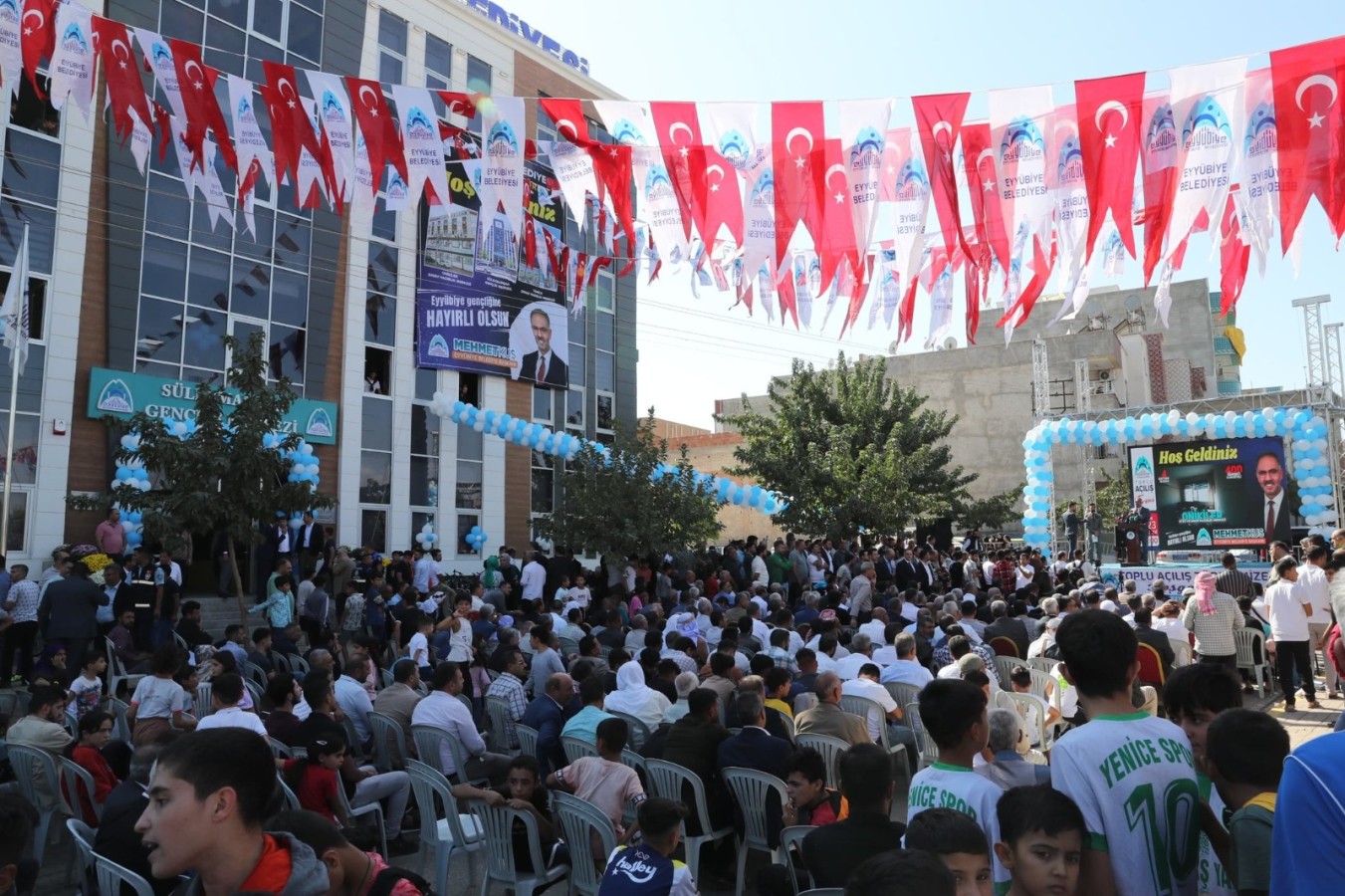 Eyyübiye'de gençlere dev hizmet açılışı;