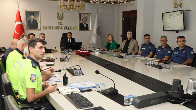 Şanlıurfa’da trafik sorununa çözüm önerileri görüşüldü;
