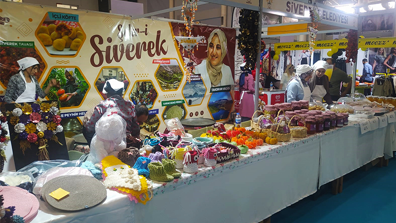 Siverekli girişimci kadınlar fuardaki yerini aldı;