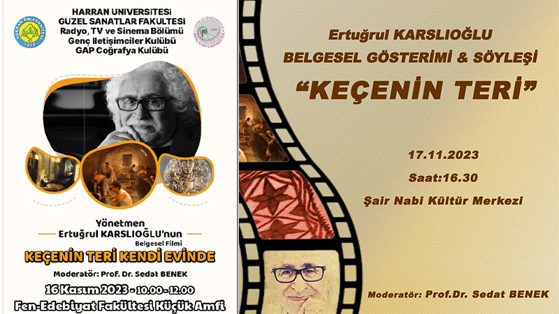 Keçe Teri belgeseli Urfa'da gösterilecek;