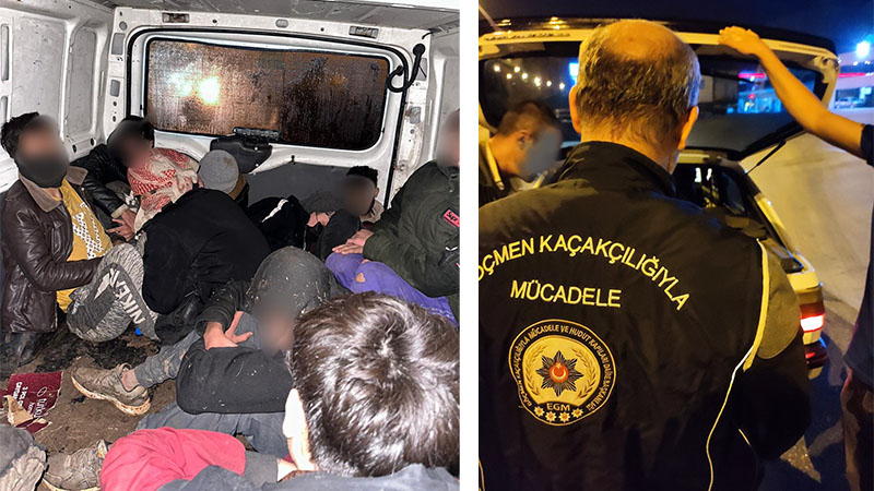 Şanlıurfa'da düzensiz göçmenler yakalandı;