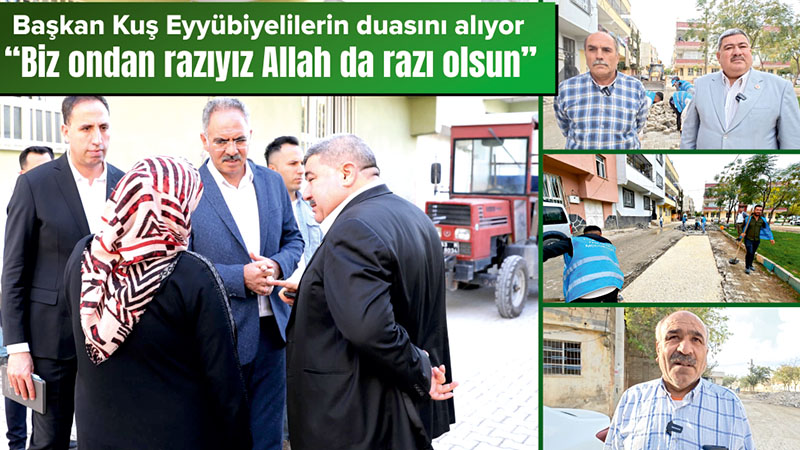 Eyyübiye’deki sokaklarda onarım çalışmaları tamamlandı;