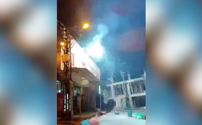 Eyyübiye’de elektrik tellerinde patlama yaşandı;