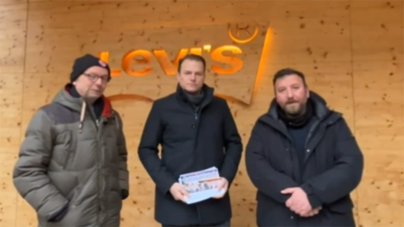 Özak Tekstil işçileri için Levi’s yetkilileriyle görüştüler;