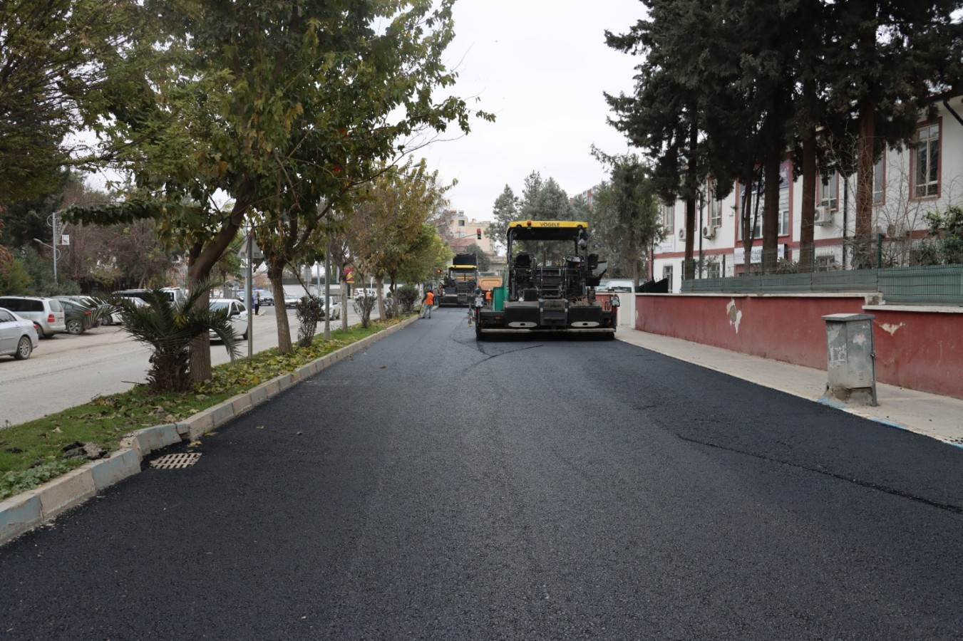 Birecik’te yol çalışmaları yapılıyor;