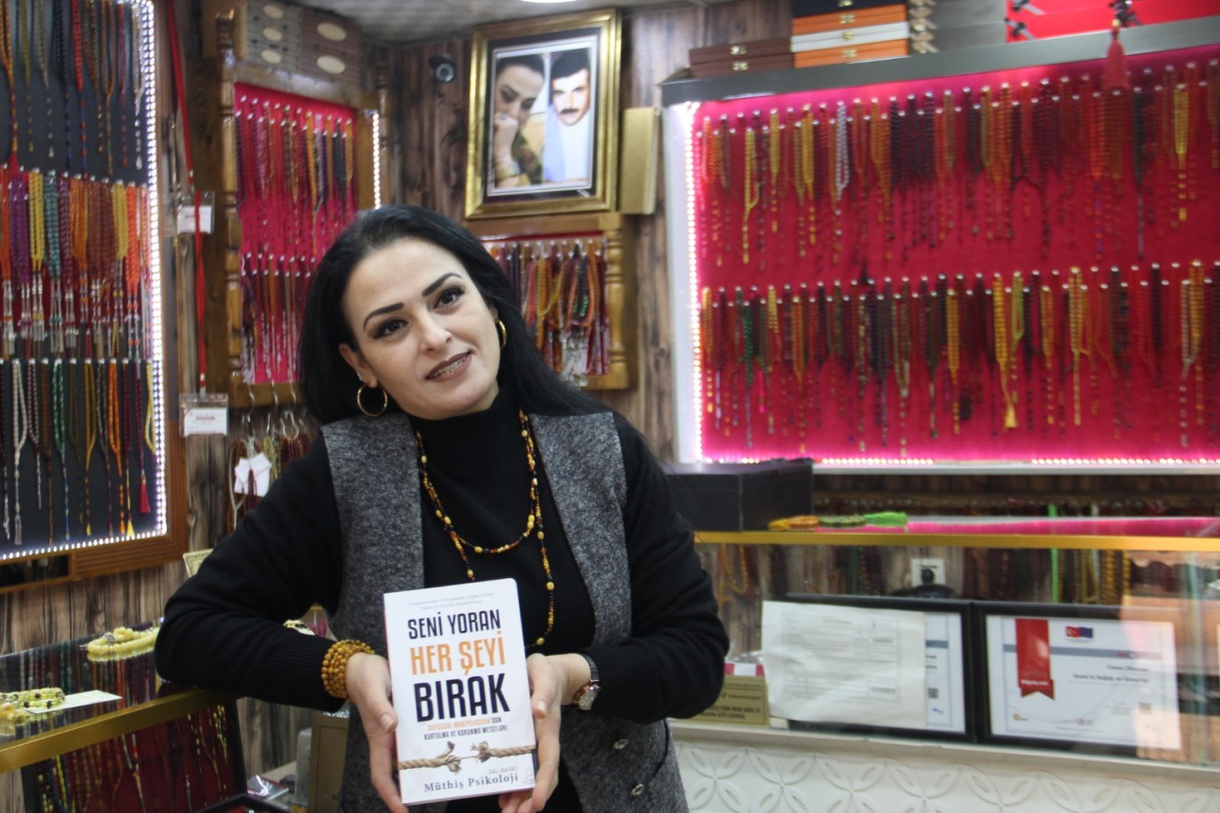 Şanlıurfa’nın tek kadın tespihçisi;