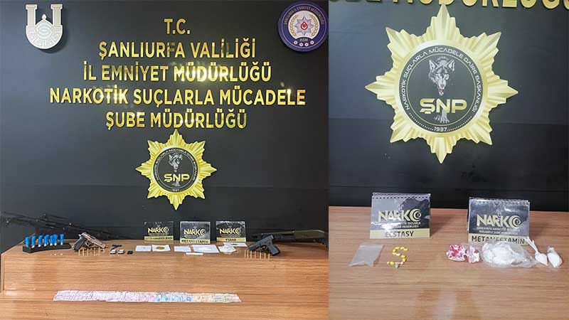 Şanlıurfa'da uyuşturucu operasyonu: 6 tutuklama;