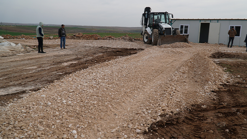 Haliliye'de kırsal mahallelerde ulaşım ağı güçleniyor;