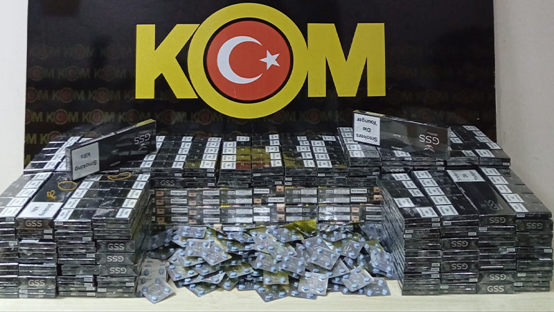Şanlıurfa’da 2 bin 680 gümrük kaçağı sigara ele geçirildi;