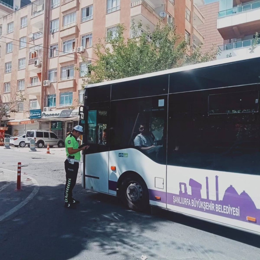 Şanlıurfa’da şehir içi ulaşıma sıkı takip!;