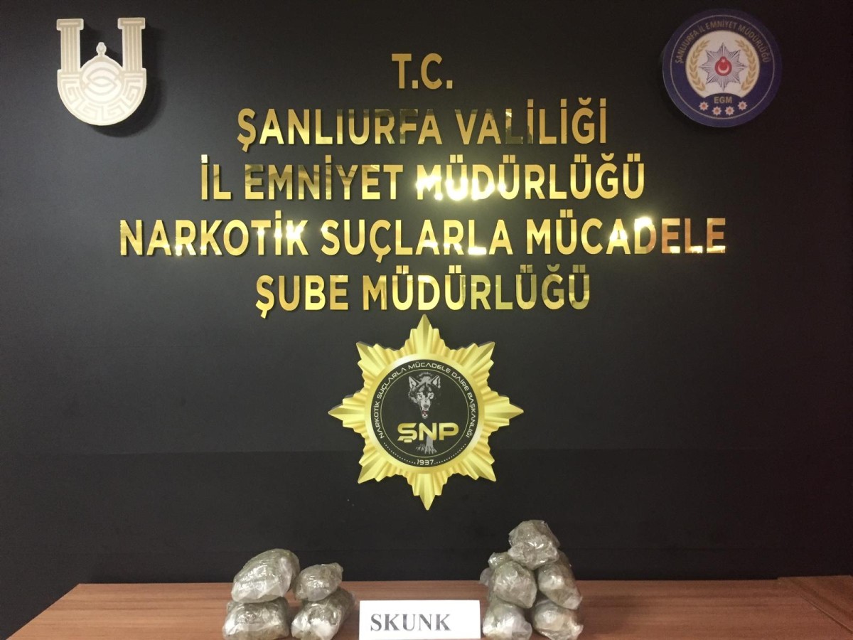 Şanlıurfa’da uyuşturucu operasyonu, 3 gözaltı;