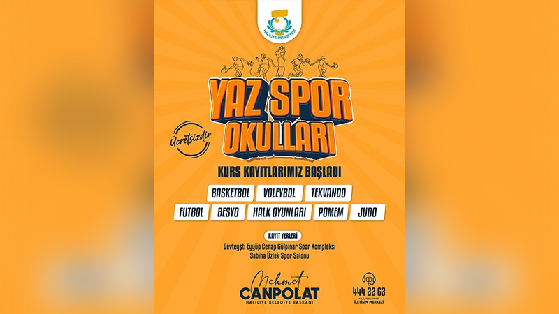 Haliliye Belediyesinden gençler için spor kursu;
