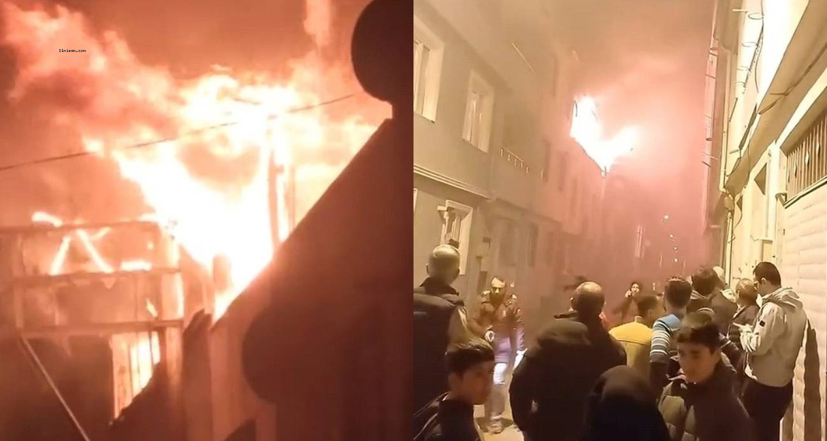 Bursa’da korkutan yangın;