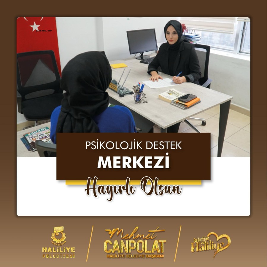 HALİLİYE BELEDİYESİNDEN PSİKOLOJİK DESTEK VE KARİYER DANIŞMANLIK HİZMETİ;