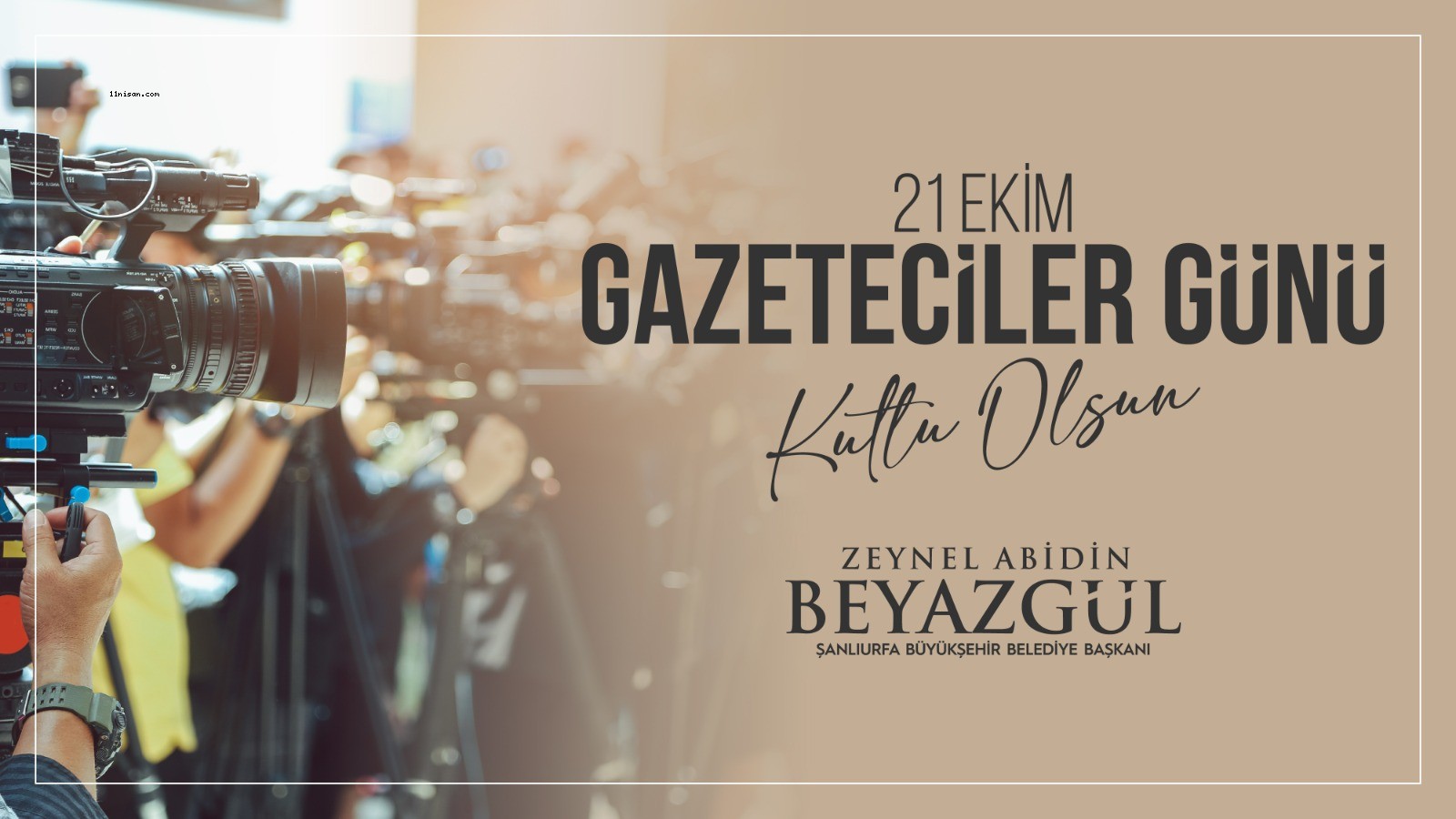 Başkan Beyazgül’den “21 EKİM DÜNYA GAZETECİLER GÜNÜ MESAJI”