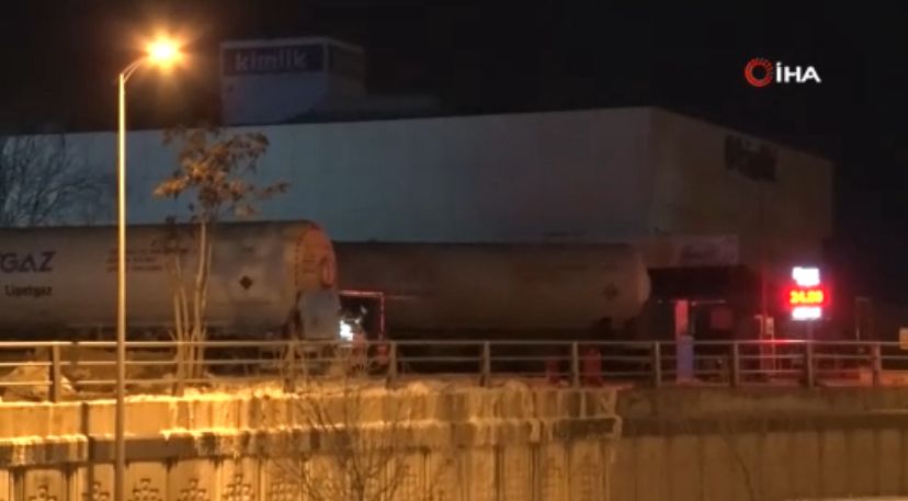 Ankara’da LPG tankeri sızıntısı paniğe neden oldu...