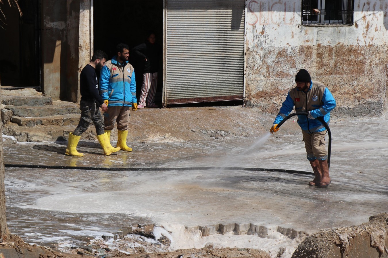 Haliliye’de sel felaketinin ardından temizlik çalışmalarında sona yaklaşıldı;