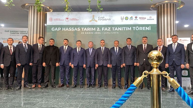 Şanlıurfa'da GAP Hassas Tarım 2. Faz Tanıtım Töreni! Bakan Yumaklı ve Kacır’da katıldı;