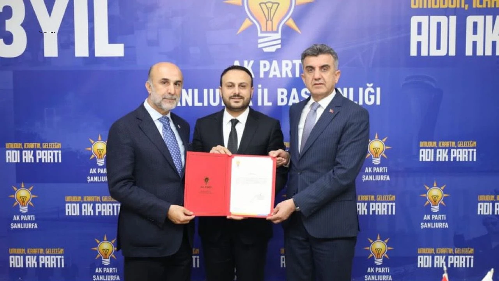 Ak parti haliliye ilçe başkanı mustafa bağmancı oldu;
