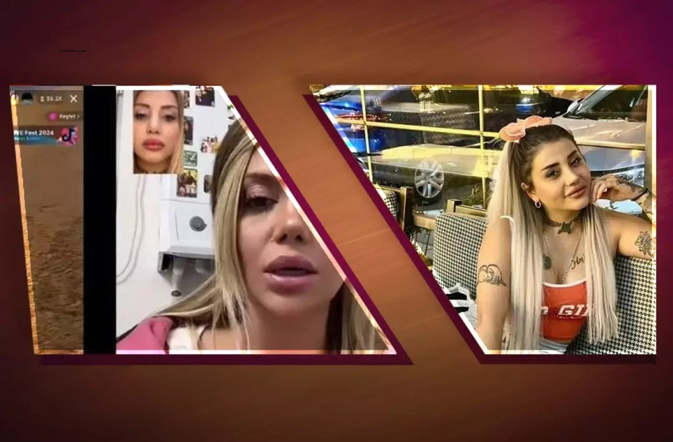Fenomen kadınların TikTok'taki erkek kavgası kanlı bitti!