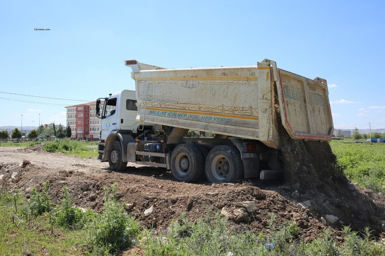 Haliliye’de alt yapı çalışması sürüyor;