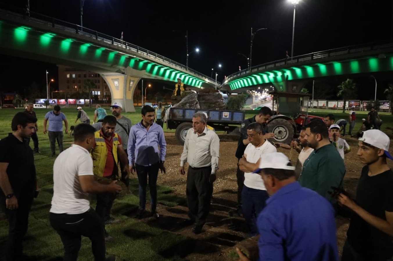 Başkan Beyazgül Abide Kavşağındaki çalışmaları yerinde inceledi;