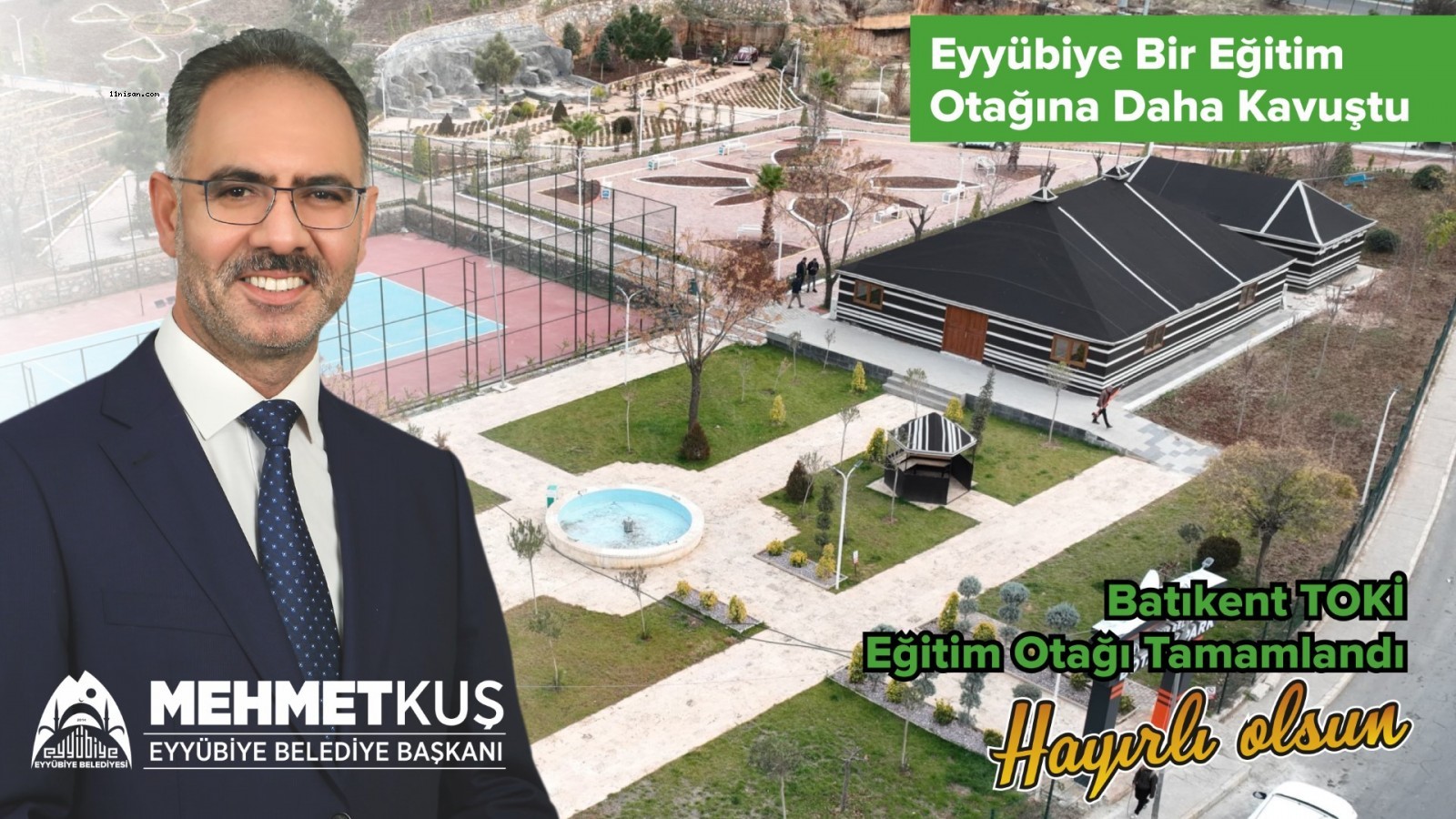 EYYÜBİYE BİR EĞİTİM OTAĞINA DAHA KAVUŞTU;