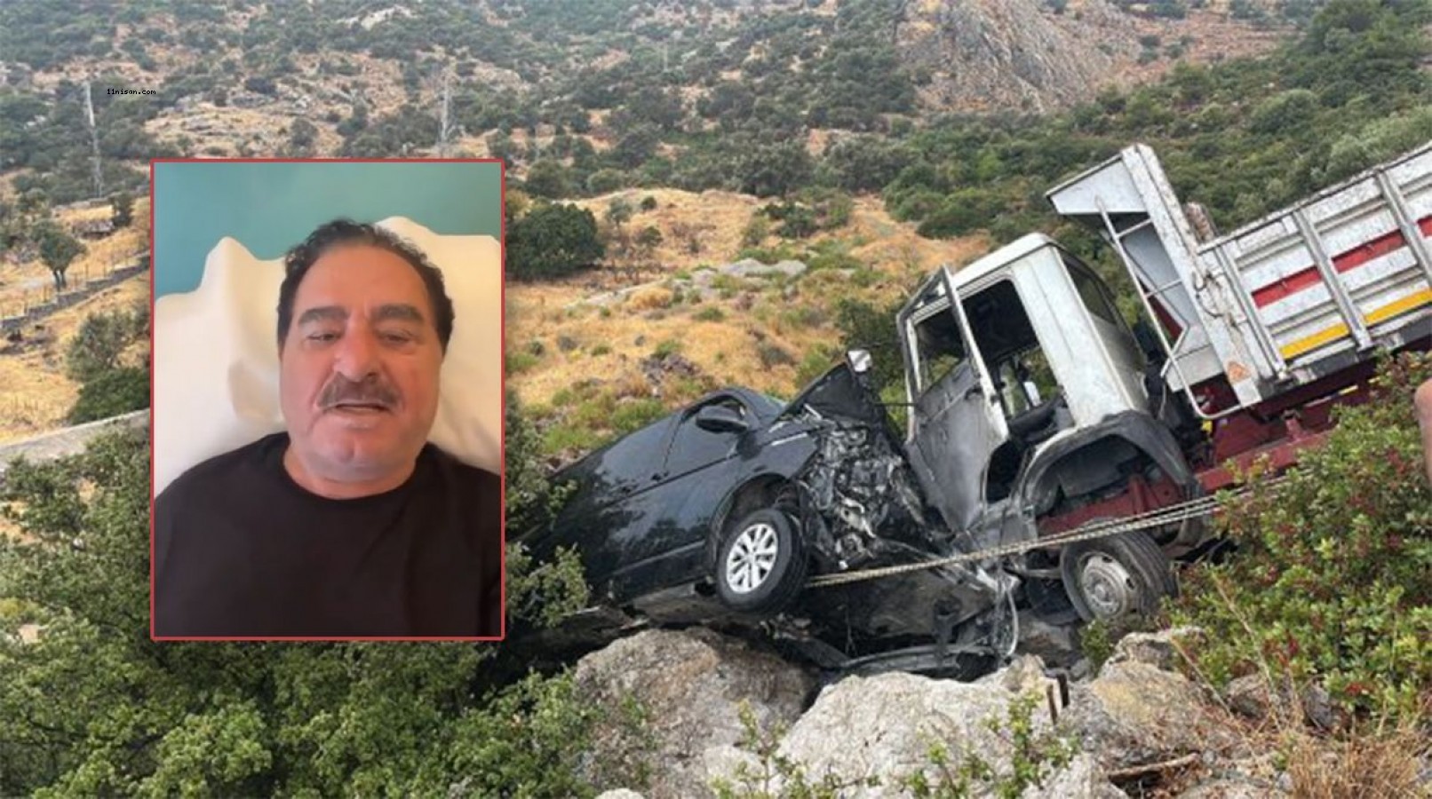 Kaza geçiren İbrahim Tatlıses'ten hastanede türkü