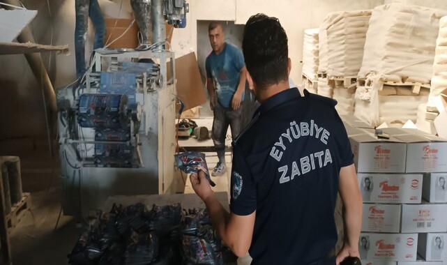 Eyyübiye’de yüzlerce paket saç boyası imha edildi!