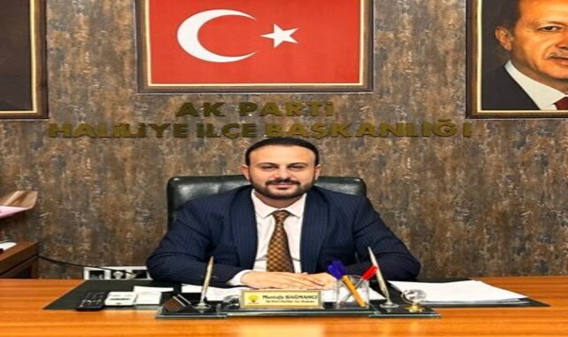 AK parti haliliye ilçe başkanı göreve başladı;