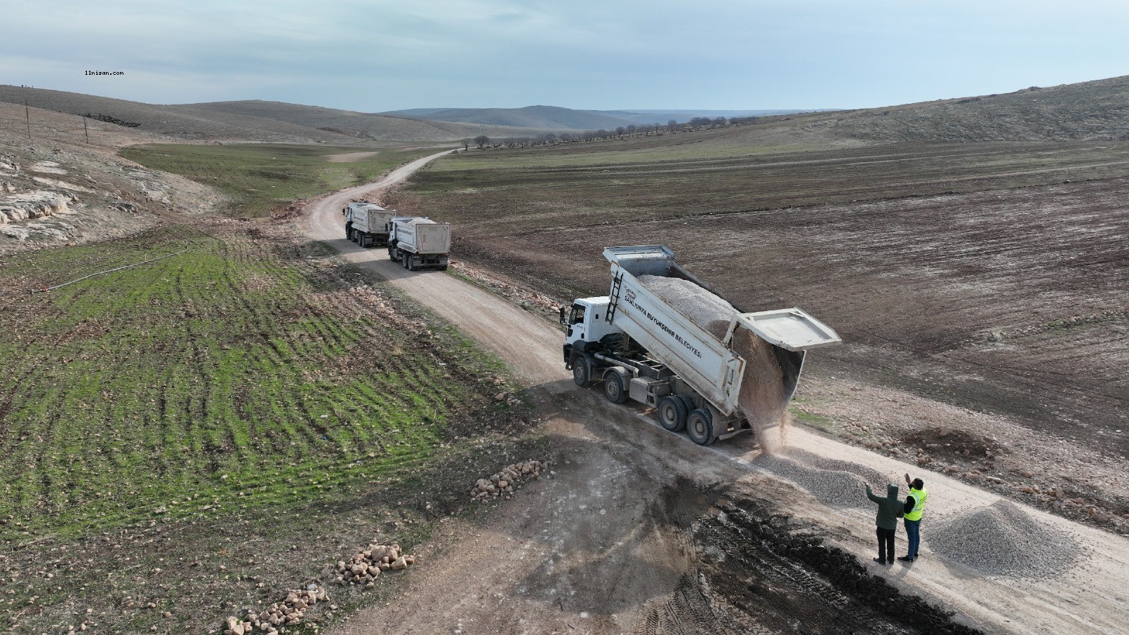 BÜYÜKŞEHİR’DEN 3 İLÇEDE YOL ÇALIŞMASI
