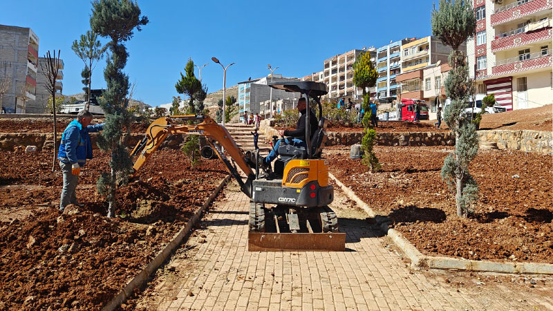 Eyyübiye'de yeşil alan miktarı üç katına çıktı;