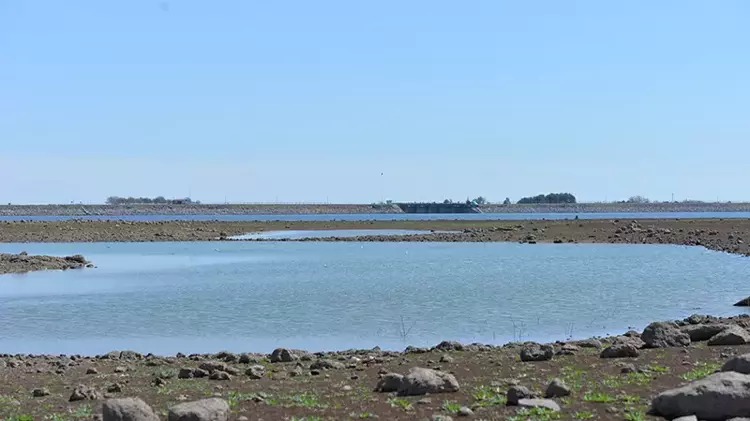 Devegeçidi Baraj Gölü’nde su seviyesi düştü; hastalık ve parazit uyarısı;