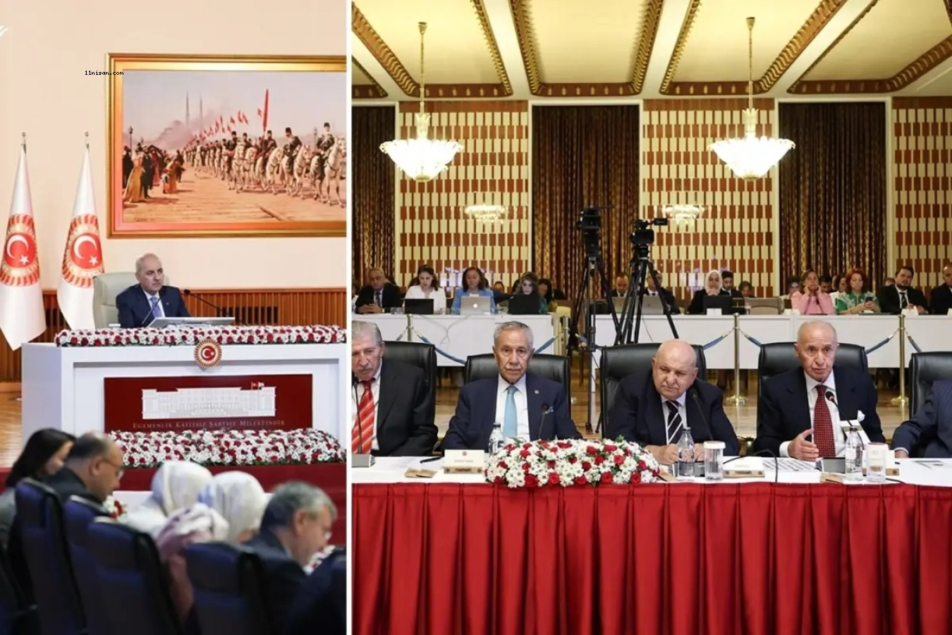 ARINÇ'TAN KOMİSYONA DAMGA VURAN "ÖCALAN" VE "GENEL AF" ÇIKIŞI;