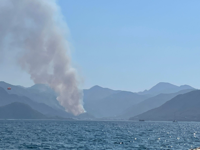 Marmaris'te orman yangını: Alevler otele sıçradı;