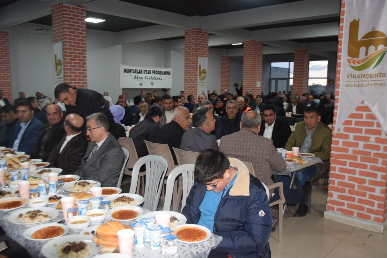 Kaymakam Çengel ve Başkan Ekinci muhtarlarla iftarda buluştu;